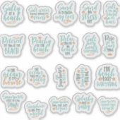 bundel pack schattig strand motivatie QUOTE Sticker (Voorkant)