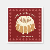 Bundel Ring-Shaped Cake met Drizzle - voeg eigen t Servet (Voorkant)