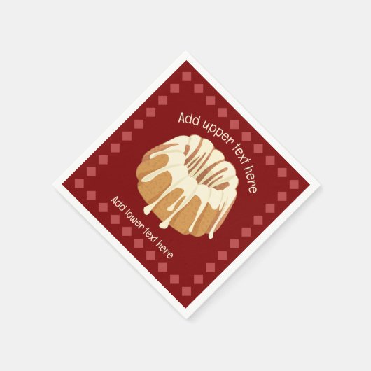 Bundel Ring-Shaped Cake met Drizzle - voeg eigen t Servet (Hoek)