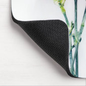 bundel rode anjerbloemen muismat (Hoek)