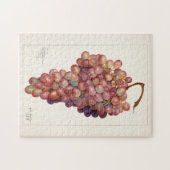  bundel rode druiven voor het schilderen van fruit legpuzzel (Horizontaal)