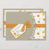 Bundel van de Joy Baby shower Invitation Card Kaart (Voorkant / Achterkant)