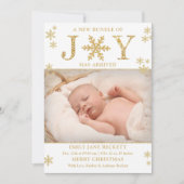 Bundel van de kondiging van de geboorte van de ker feestdagenkaart (Voorkant)