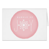 bundel van de roze winter-Baby shower van Joy Snow (Voorkant Horizontaal)