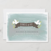 Bundel van de uitnodiging van het Joy Baby shower (Voorkant)