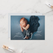 bundel van de vreugdebevallingskaart kaart (Voorkant / Achterkant in situ)