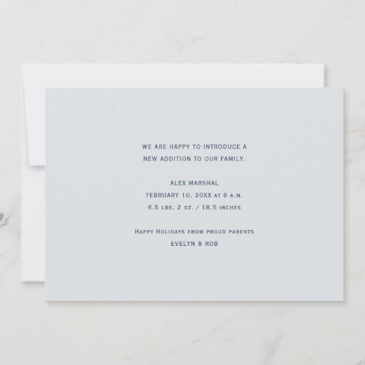 bundel van de vreugdebevallingskaart kaart (Achterkant)