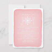 Bundel van het Baby shower van de Joy Snowflake - Kaart (Voorkant)