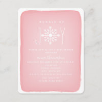 Bundel van het Baby shower van de Joy Snowflake -