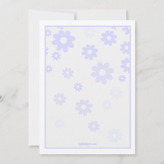 Bundel van het Baby shower van Joy (Bl.) Kaart (Achterkant)