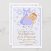 Bundel van het Baby shower van Joy (Bl.) Kaart (Voorkant / Achterkant)