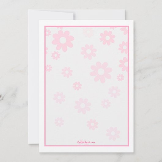 Bundel van het Baby shower van Joy (PK) Kaart (Achterkant)