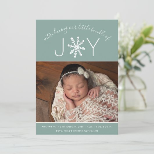 Bundel van Joy | Aangepaste kleur | Aankondiging g (Staand voorkant)