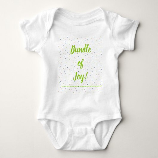 "Bundel van Joy!" Baby Eén stuk Romper (Voorkant)