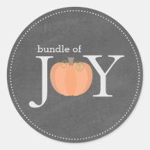 Bundel van Joy Chalkboard Pompoen Herfst Baby Stic