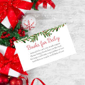 Bundel van Joy Christmas Baby shower Boeken voor B Informatiekaartje