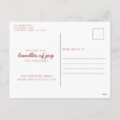 Bundel van Joy Feestdagenkaart (Achterkant)