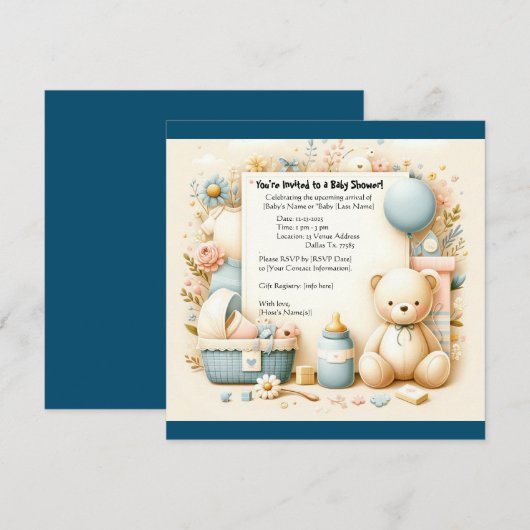 Bundel van Joy Kaart (Voorkant / Achterkant)