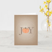 Bundel van Joy Pumpkin Baby Kaart (Gele Bloem)