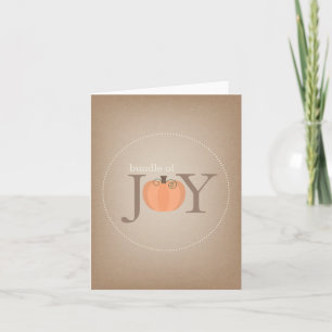 Bundel van Joy Pumpkin Baby Kaart