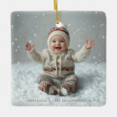 Bundel van Joy Square Keramisch Ornament (Voorkant)