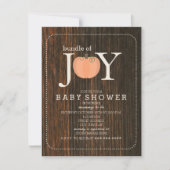 Bundel van Joy Wood geïnspireerde pompoen Herfst B Kaart (Voorkant)