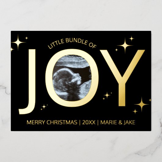 Bundel van JOY Zwangerschap Aankondiging Kerstmis (Voorkant)