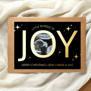 Bundel van JOY Zwangerschap Aankondiging Kerstmis