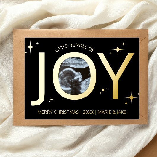 Bundel van JOY Zwangerschap Aankondiging Kerstmis