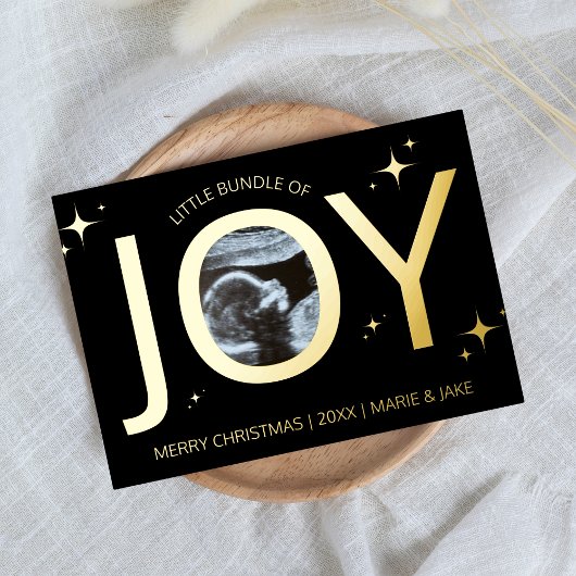 Bundel van JOY Zwangerschap Aankondiging Kerstmis