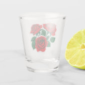 Bundel van Rozen Shot Glas (Achterkant)