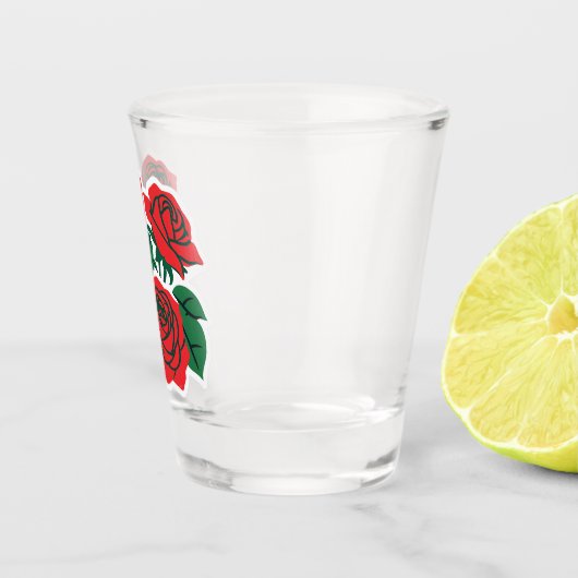 Bundel van Rozen Shot Glas (Rechts)