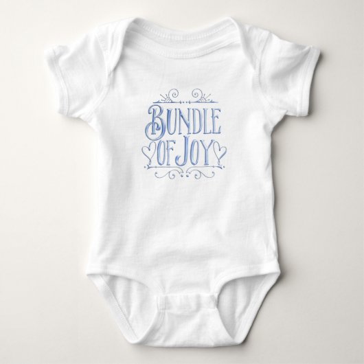 Bundel van vreugde babyjongen romper (Voorkant)