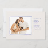 Bundel van Vreugde Geïllustreerde Plank Geboorte A Kaart (Achterkant)