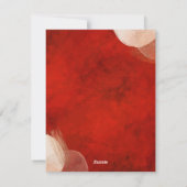 Bundel van vreugde Kerstmis zwangerschap aankondig Feestdagenkaart (Achterkant)