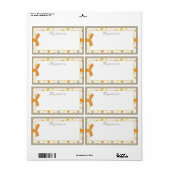 Bundel van vreugde Naam Tag Etiket (Full Sheet)