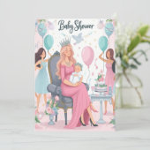 Bundel van vreugde op de weg! Doe mee met ons baby Aankondiging (Staand voorkant)