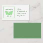 Bundel van vreugde registerkaart informatiekaartje (Voorkant / Achterkant)
