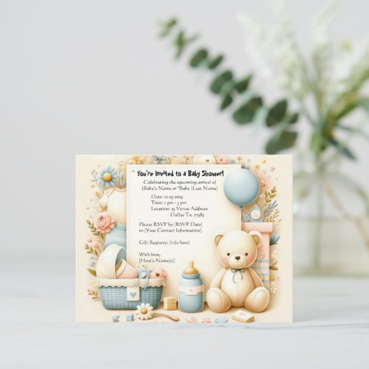 Bundel van Vreugde Uitnodiging (Staand voorkant)