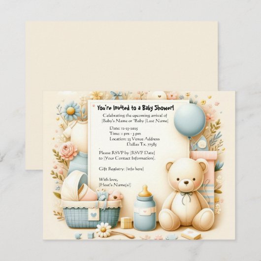 Bundel van Vreugde Uitnodiging (Voorkant / Achterkant)