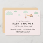 Bundel van vreugde | uitnodiging tot baby shower (Voorkant / Achterkant)