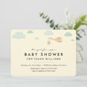 Bundel van vreugde | uitnodiging tot baby shower (Staand voorkant)