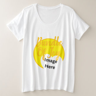 Bundel vreugde Aangepaste echografie Grote Maat T-shirt
