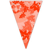 Bundelen in heldere sinaasappels en diepe rode bla vlaggetjes (Derde vlag)