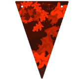 Bundelen in heldere sinaasappels en diepe rode bla vlaggetjes (Tweede vlag)