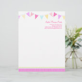 Bundelfeesten letterhead briefhoofd sjabloon (Staand voorkant)