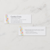 Bundelpartijevenementen die dunne visitekaartjes p (Voorkant / Achterkant)