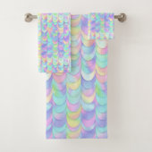 bundelregenboogschaal met BATHROOM TOWEL SET Bad Handdoek (Insitu)