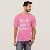 bundels Pistolen en kranen grappig T-shirt (Voorkant volledig)
