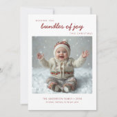 Bundels vol vreugde feestdagenkaart (Voorkant)